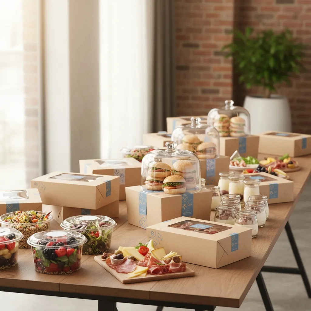 Catering için taze gıda ve kaliteli ambalaj ürünleri